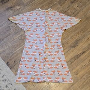 Cute Fox Print Dress